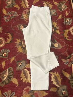 Banana Republic White Knit joggers